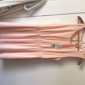 Pink clipdot summer dress